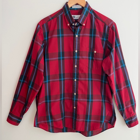 Ron Chereskin Other - VINTAGE Ron Chereskin Plaid Long Sleeve Button Front Casual Shirt Made Hong Kong